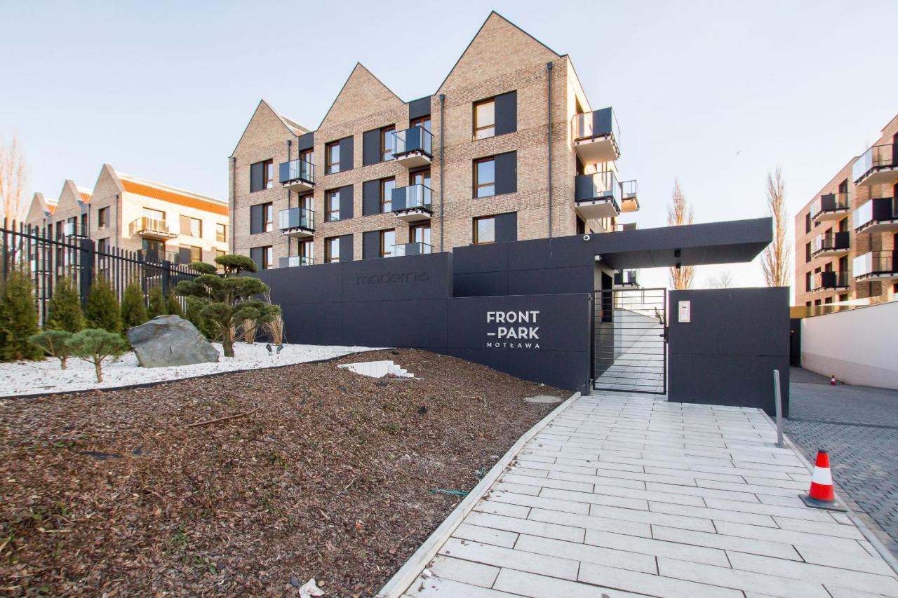 Apartment Front Park Sadowa With Parking By Noclegi Renters Gdansk Exterior photo